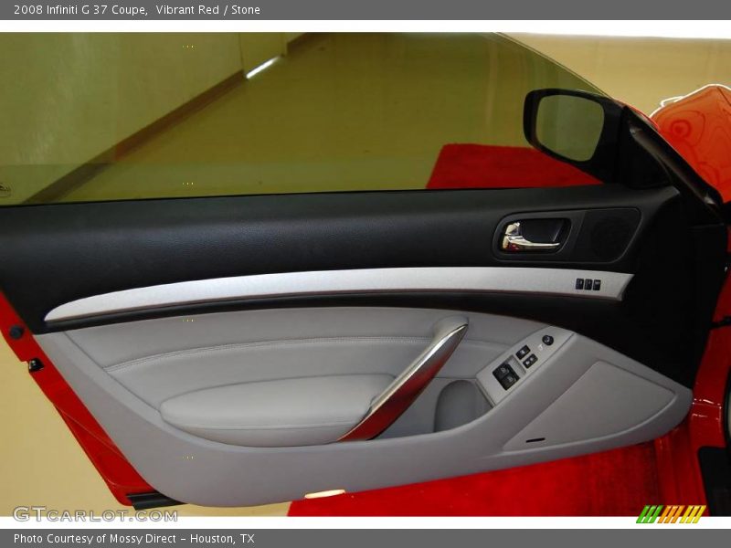 Vibrant Red / Stone 2008 Infiniti G 37 Coupe