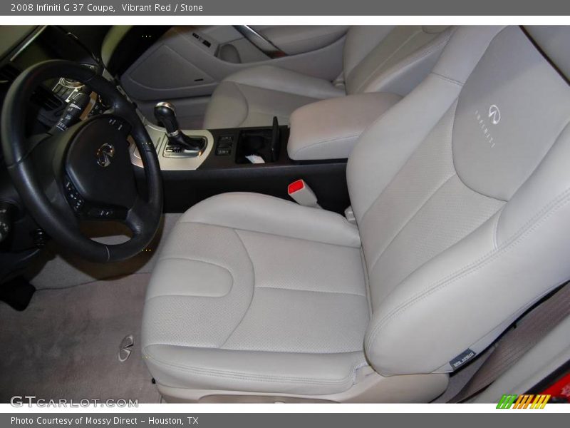 Vibrant Red / Stone 2008 Infiniti G 37 Coupe