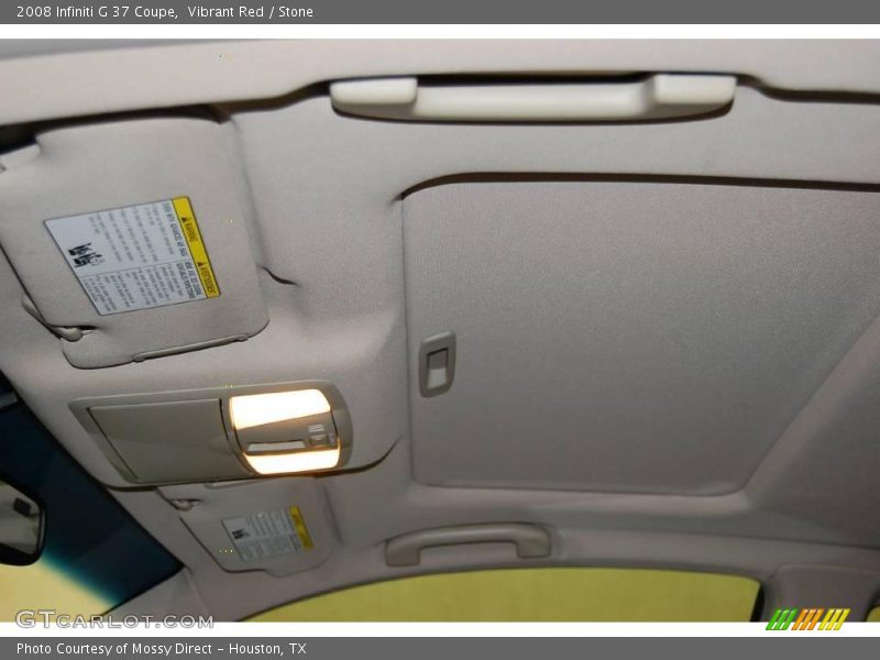 Vibrant Red / Stone 2008 Infiniti G 37 Coupe