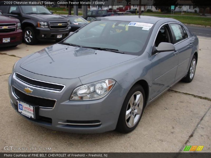 Golden Pewter Metallic / Ebony 2009 Chevrolet Malibu LT Sedan