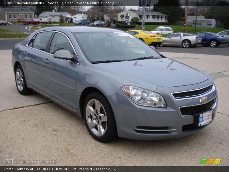 Golden Pewter Metallic / Ebony 2009 Chevrolet Malibu LT Sedan