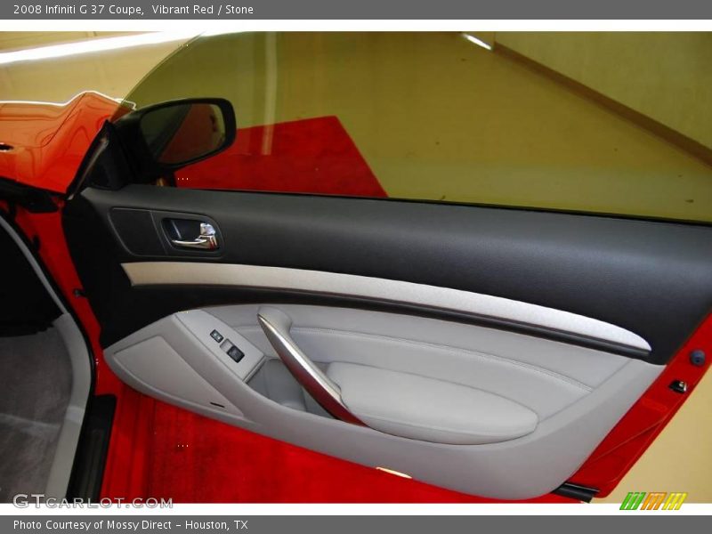 Vibrant Red / Stone 2008 Infiniti G 37 Coupe