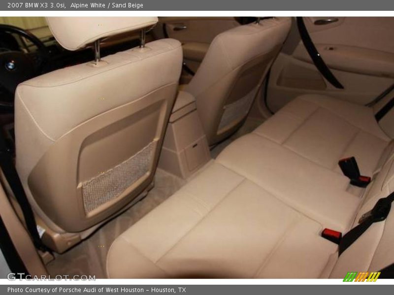 Alpine White / Sand Beige 2007 BMW X3 3.0si