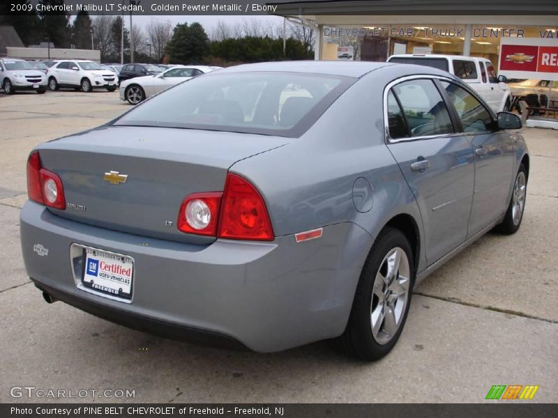 Golden Pewter Metallic / Ebony 2009 Chevrolet Malibu LT Sedan