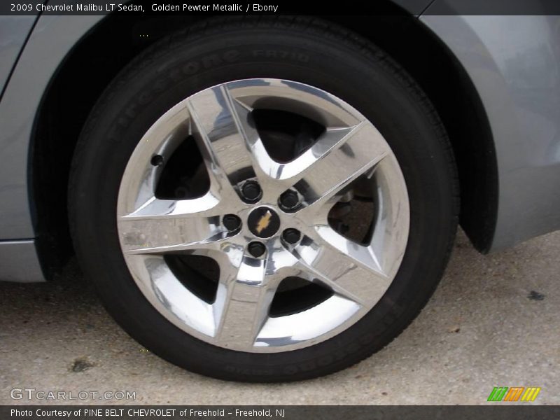 Golden Pewter Metallic / Ebony 2009 Chevrolet Malibu LT Sedan