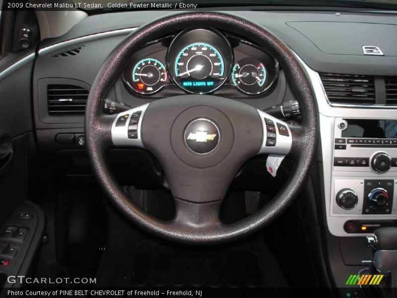 Golden Pewter Metallic / Ebony 2009 Chevrolet Malibu LT Sedan