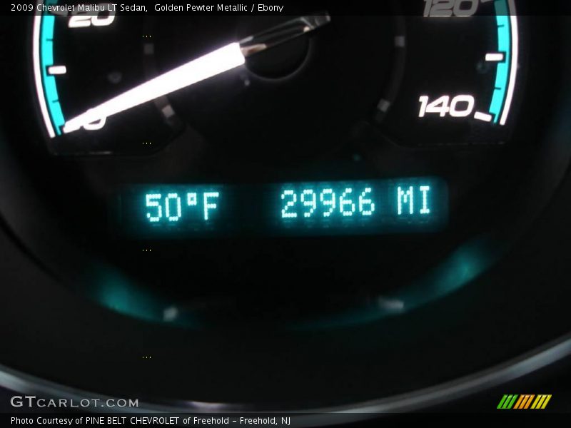 Golden Pewter Metallic / Ebony 2009 Chevrolet Malibu LT Sedan