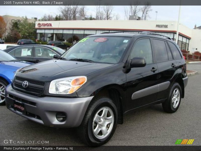 Black / Taupe 2005 Toyota RAV4 4WD