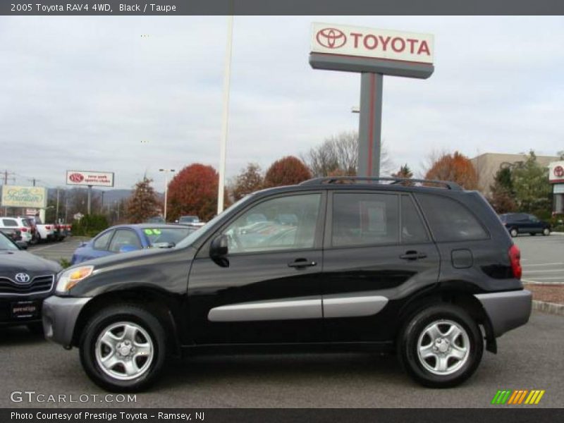 Black / Taupe 2005 Toyota RAV4 4WD