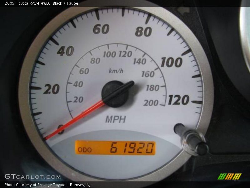 Black / Taupe 2005 Toyota RAV4 4WD