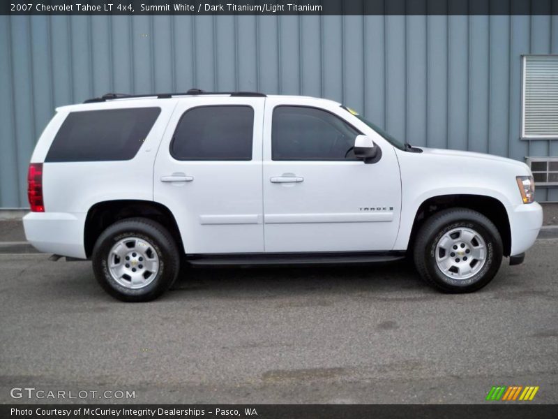 Summit White / Dark Titanium/Light Titanium 2007 Chevrolet Tahoe LT 4x4