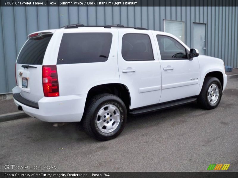 Summit White / Dark Titanium/Light Titanium 2007 Chevrolet Tahoe LT 4x4
