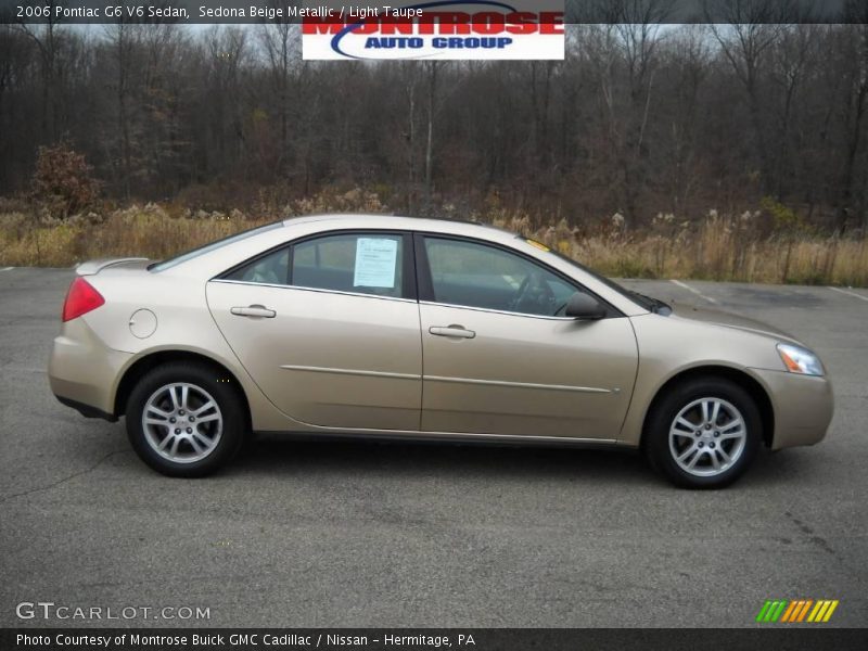 Sedona Beige Metallic / Light Taupe 2006 Pontiac G6 V6 Sedan