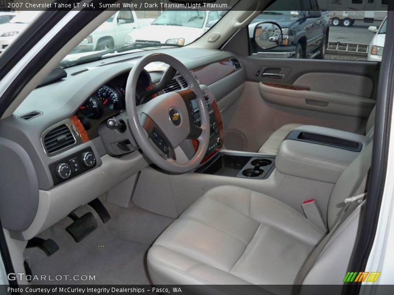 Summit White / Dark Titanium/Light Titanium 2007 Chevrolet Tahoe LT 4x4