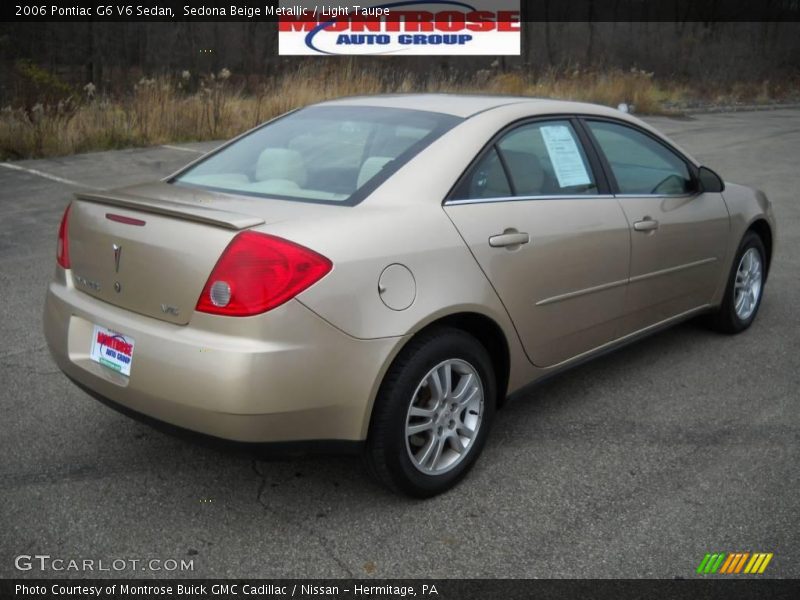 Sedona Beige Metallic / Light Taupe 2006 Pontiac G6 V6 Sedan