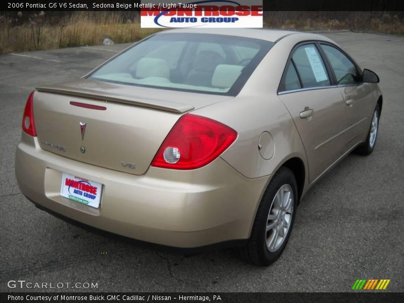Sedona Beige Metallic / Light Taupe 2006 Pontiac G6 V6 Sedan