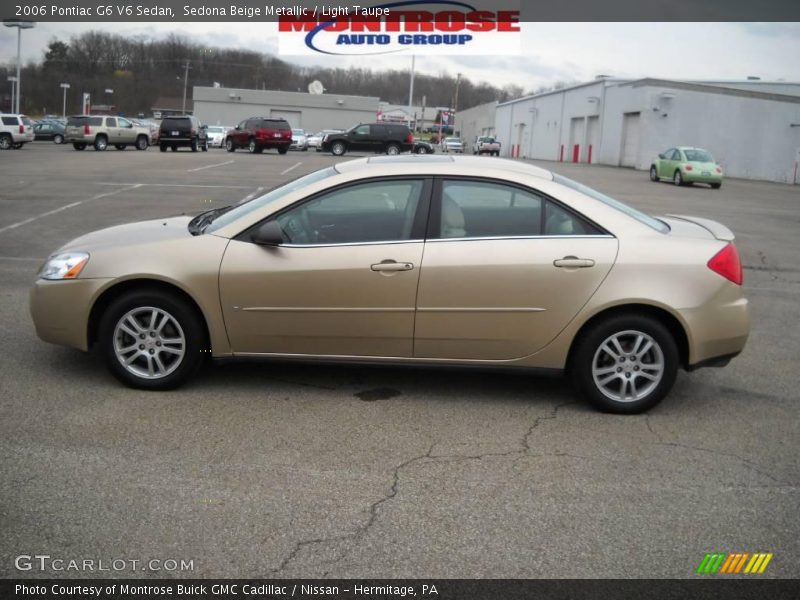 Sedona Beige Metallic / Light Taupe 2006 Pontiac G6 V6 Sedan
