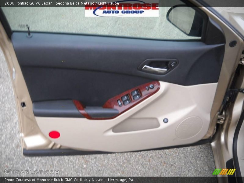 Sedona Beige Metallic / Light Taupe 2006 Pontiac G6 V6 Sedan