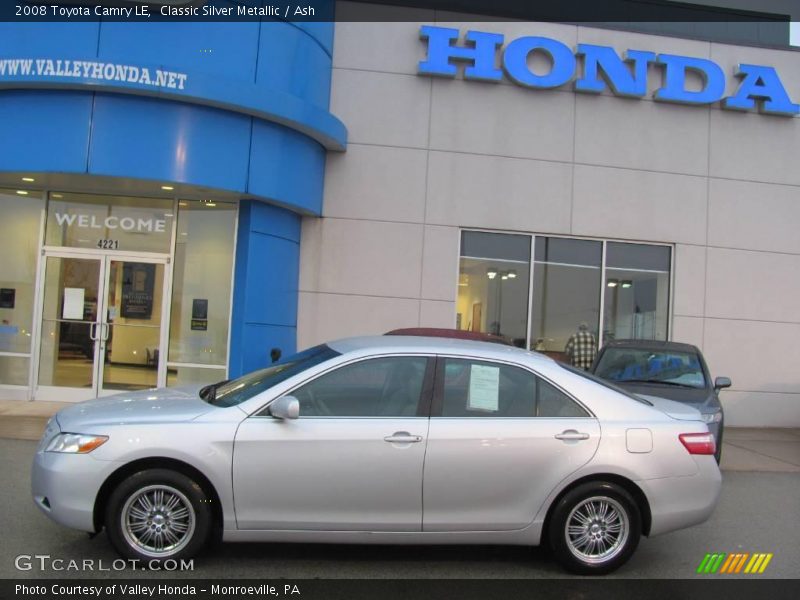 Classic Silver Metallic / Ash 2008 Toyota Camry LE