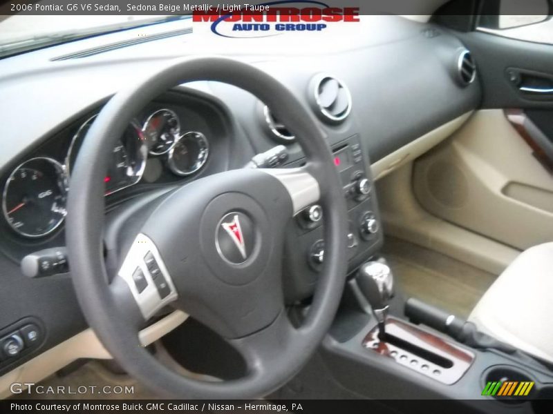 Sedona Beige Metallic / Light Taupe 2006 Pontiac G6 V6 Sedan
