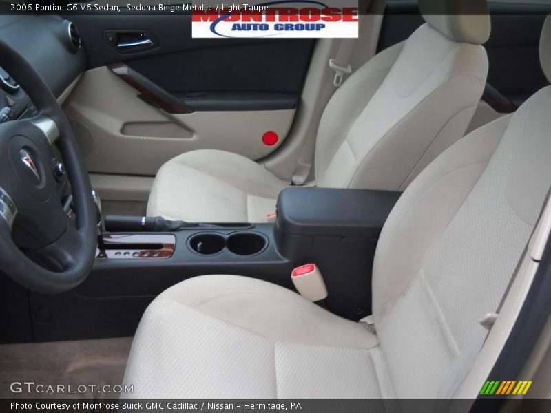 Sedona Beige Metallic / Light Taupe 2006 Pontiac G6 V6 Sedan