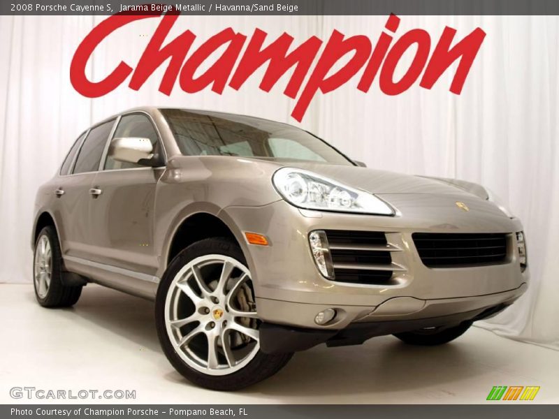Jarama Beige Metallic / Havanna/Sand Beige 2008 Porsche Cayenne S