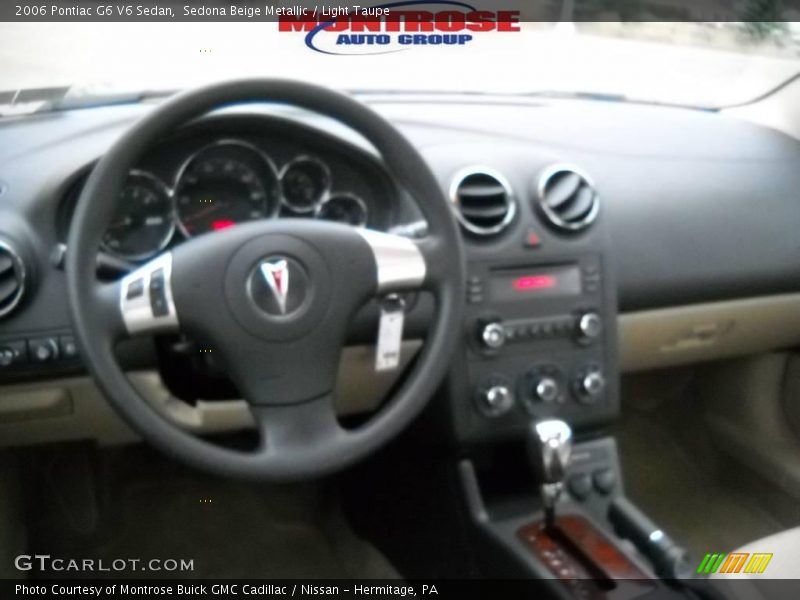 Sedona Beige Metallic / Light Taupe 2006 Pontiac G6 V6 Sedan