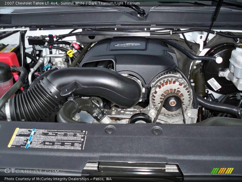 Summit White / Dark Titanium/Light Titanium 2007 Chevrolet Tahoe LT 4x4