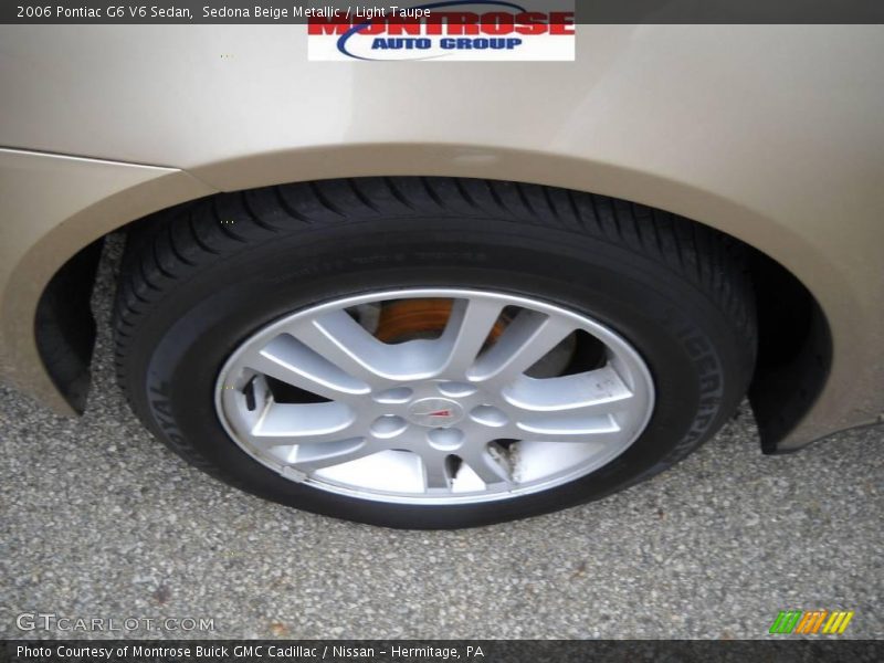 Sedona Beige Metallic / Light Taupe 2006 Pontiac G6 V6 Sedan