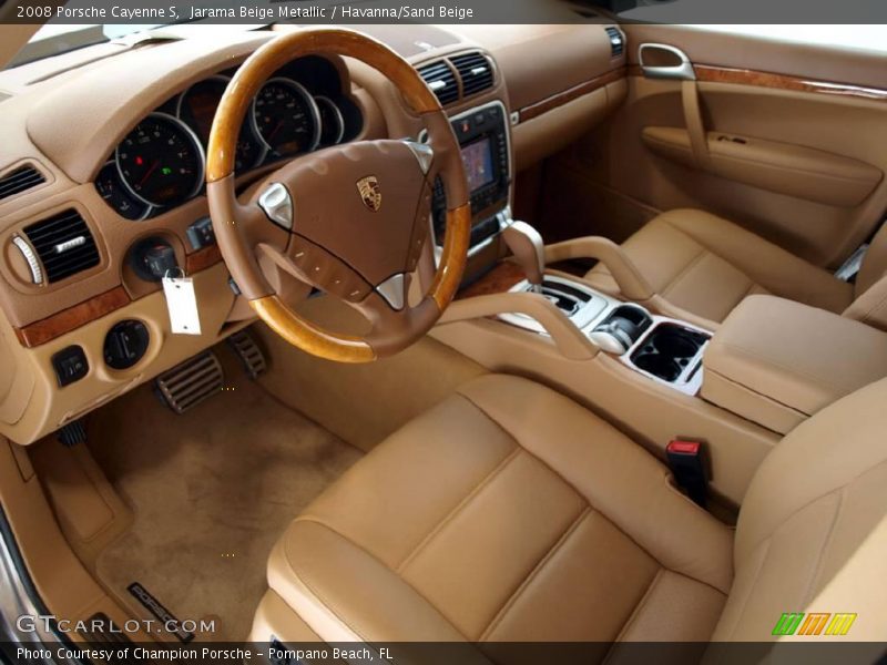 Jarama Beige Metallic / Havanna/Sand Beige 2008 Porsche Cayenne S