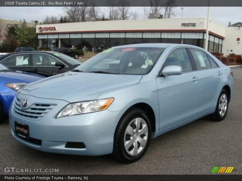 Sky Blue Pearl / Ash 2008 Toyota Camry LE