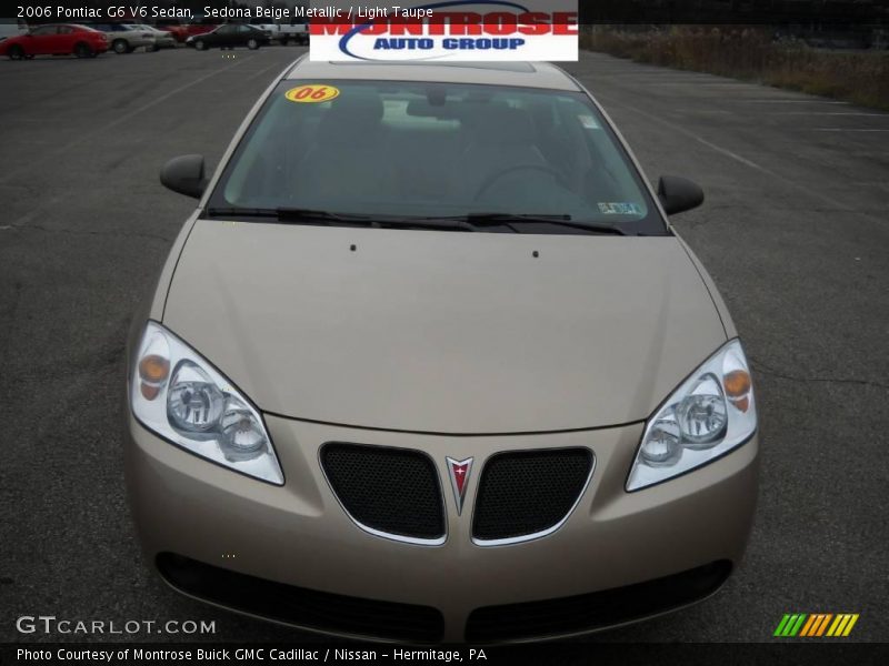Sedona Beige Metallic / Light Taupe 2006 Pontiac G6 V6 Sedan