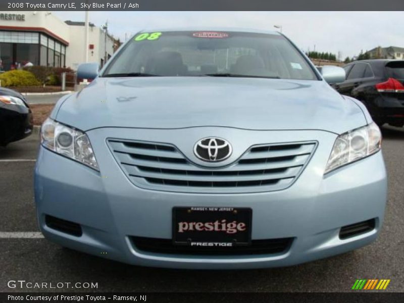 Sky Blue Pearl / Ash 2008 Toyota Camry LE