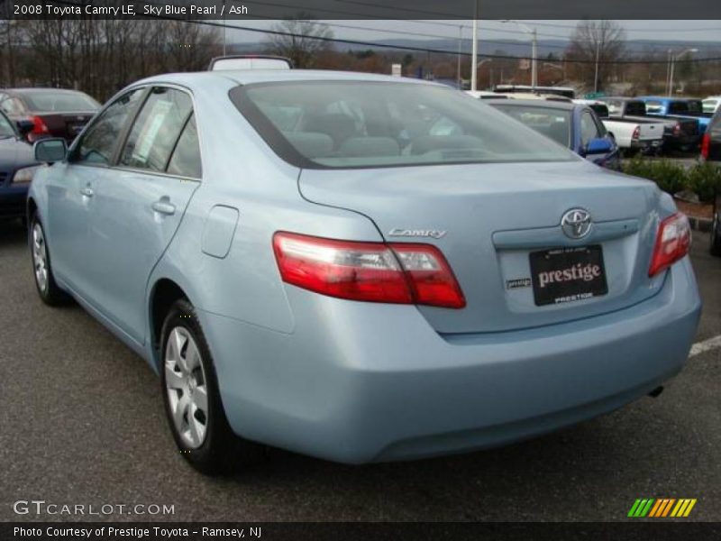 Sky Blue Pearl / Ash 2008 Toyota Camry LE