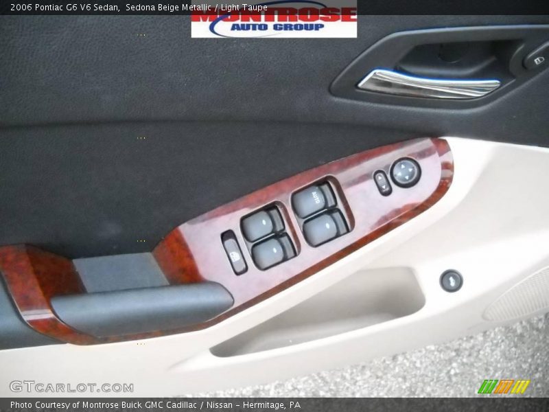 Sedona Beige Metallic / Light Taupe 2006 Pontiac G6 V6 Sedan