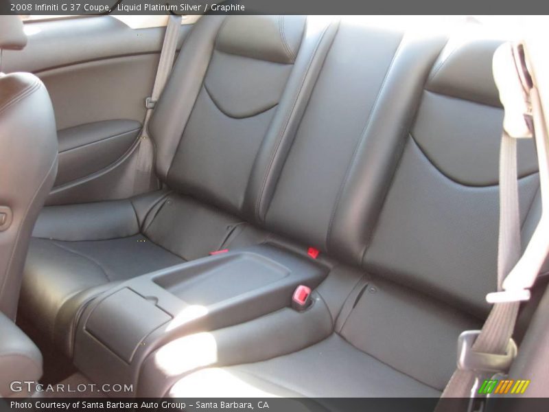 Liquid Platinum Silver / Graphite 2008 Infiniti G 37 Coupe