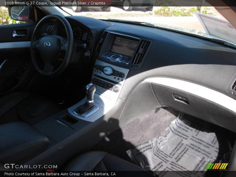 Liquid Platinum Silver / Graphite 2008 Infiniti G 37 Coupe