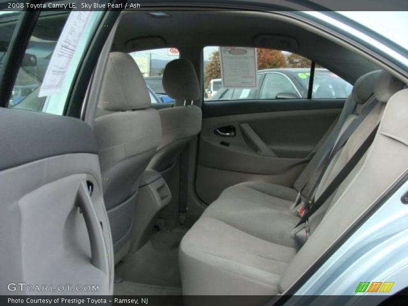 Sky Blue Pearl / Ash 2008 Toyota Camry LE