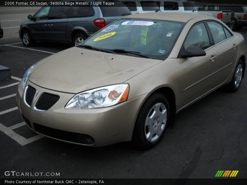 Sedona Beige Metallic / Light Taupe 2006 Pontiac G6 Sedan