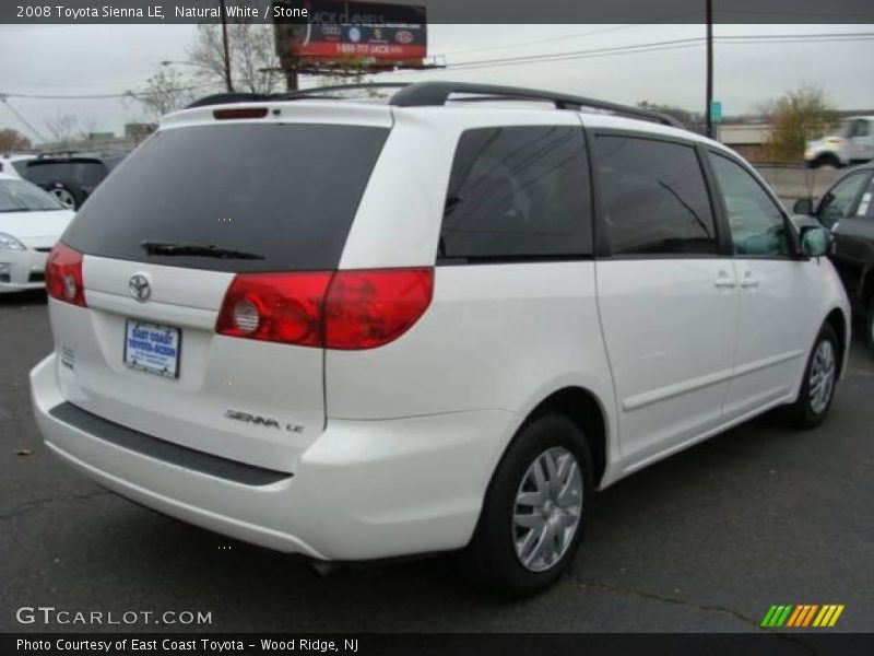 Natural White / Stone 2008 Toyota Sienna LE