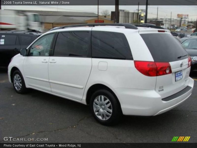 Natural White / Stone 2008 Toyota Sienna LE