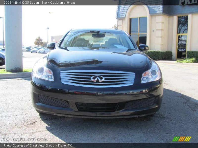 Black Obsidian / Wheat 2008 Infiniti G 35 Sedan
