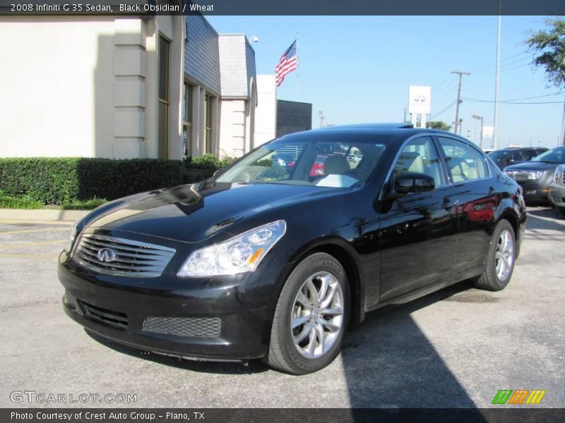 Black Obsidian / Wheat 2008 Infiniti G 35 Sedan