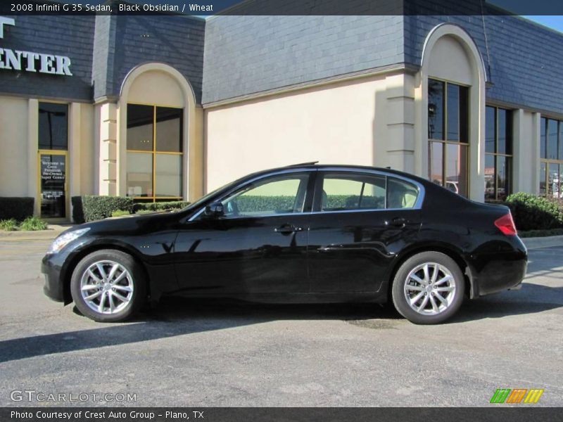 Black Obsidian / Wheat 2008 Infiniti G 35 Sedan