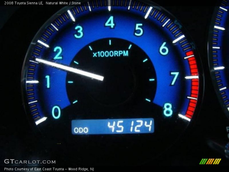 Natural White / Stone 2008 Toyota Sienna LE