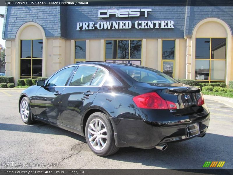 Black Obsidian / Wheat 2008 Infiniti G 35 Sedan