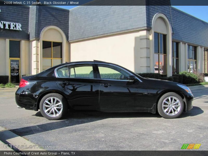 Black Obsidian / Wheat 2008 Infiniti G 35 Sedan
