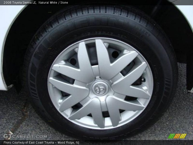 Natural White / Stone 2008 Toyota Sienna LE