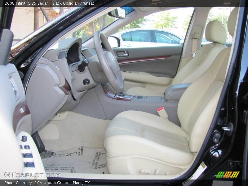 Black Obsidian / Wheat 2008 Infiniti G 35 Sedan