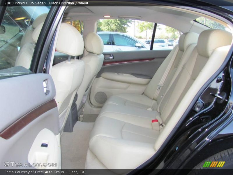 Black Obsidian / Wheat 2008 Infiniti G 35 Sedan